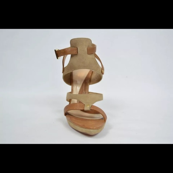 HERVE LEGER Suede / Leather Platform Sandal, Size 7.5, EU 37.5, NARROW !!!, NIB - Picture 11 of 12